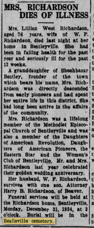 Lillian West Richardson